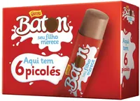 Pack Picolé Baton Garoto Caixa 270g 6 Unidades