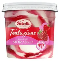 Sorvete Baunilha Calda Morango Nobrelli Tentazione Pote 1,5l