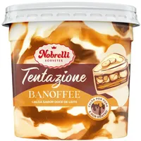 Sorvete Banoffee Calda Doce De Leite Nobrelli Tentazione Pote 1,5l