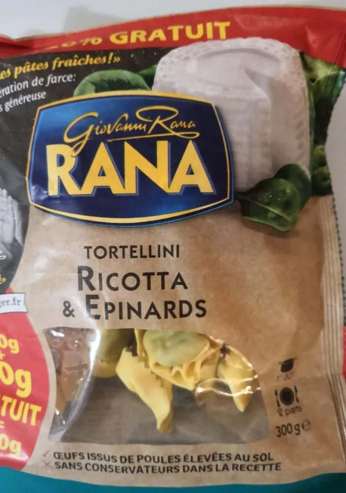 Tortellini Ricotta et Épinards