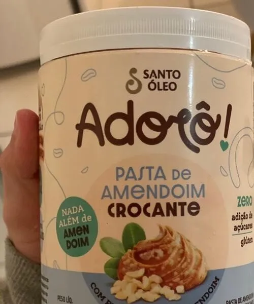 Pasta de amendoim crocante