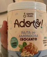 Pasta de amendoim crocante