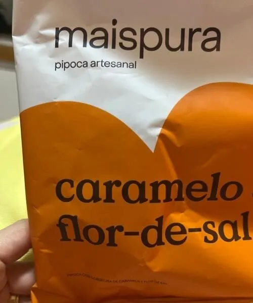 Pipoca de Caramelo e flor de sal
