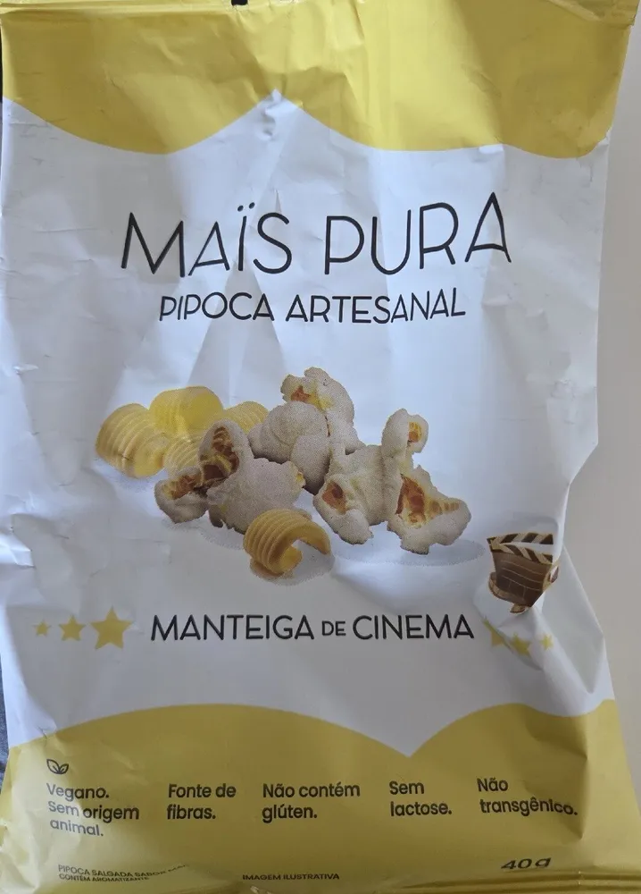 Pipoca Artesanal Sabor Manteiga De Cinema