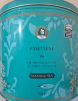 Panettone com uvas-passas e casca de laranja cristalizada