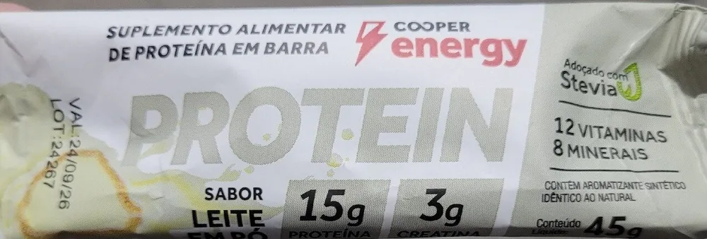 Barra Protein Sabor Leite Em Pó 45g