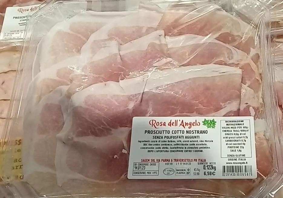 Prosciutto cotto nostrano