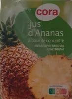 Jus d'ananas à base de concentré