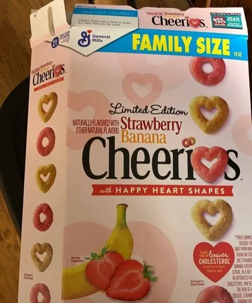 Strawberry banana Cheerios
