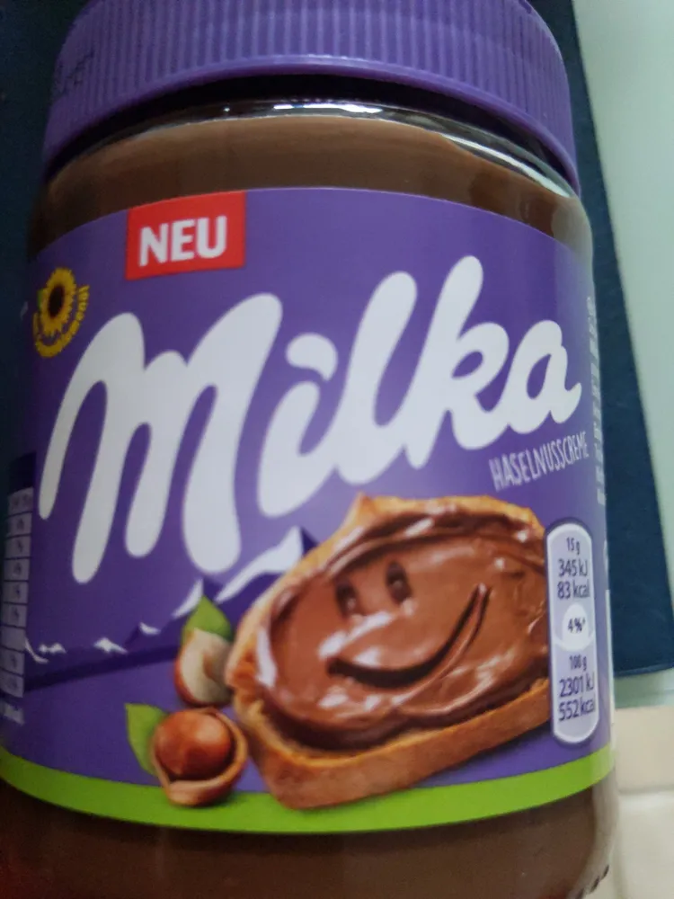 Milka Haselnusscreme