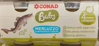 Omogeneizzati merluzzo con patate e carote