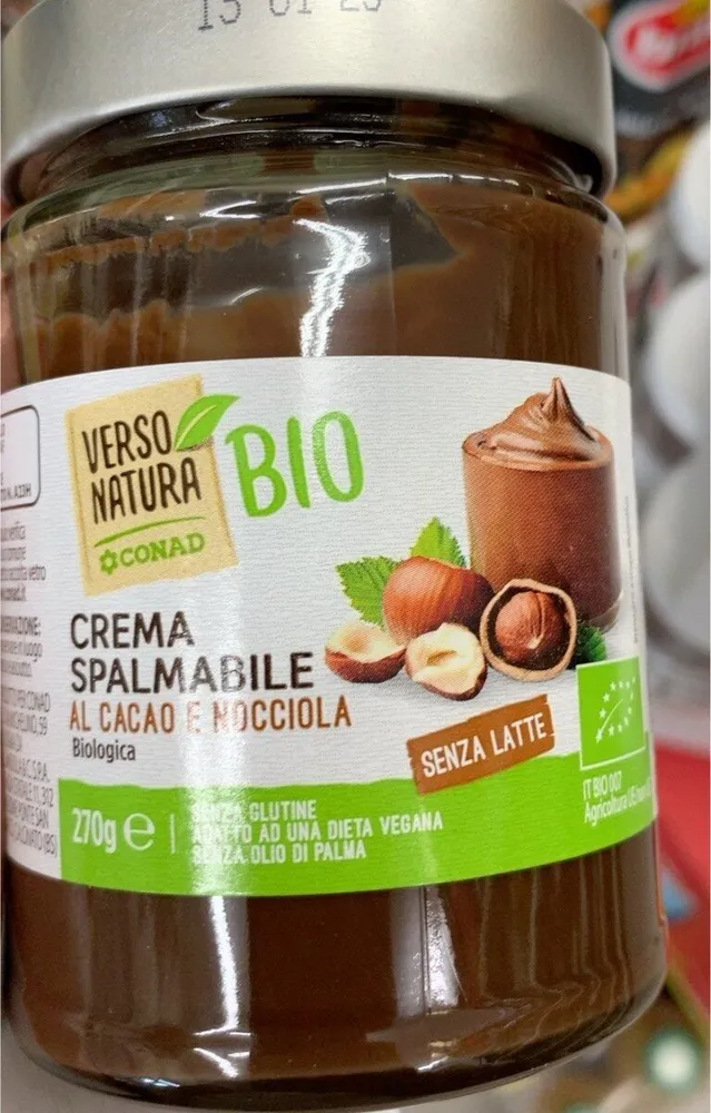 Crema Spalmabile cacao e nocciola