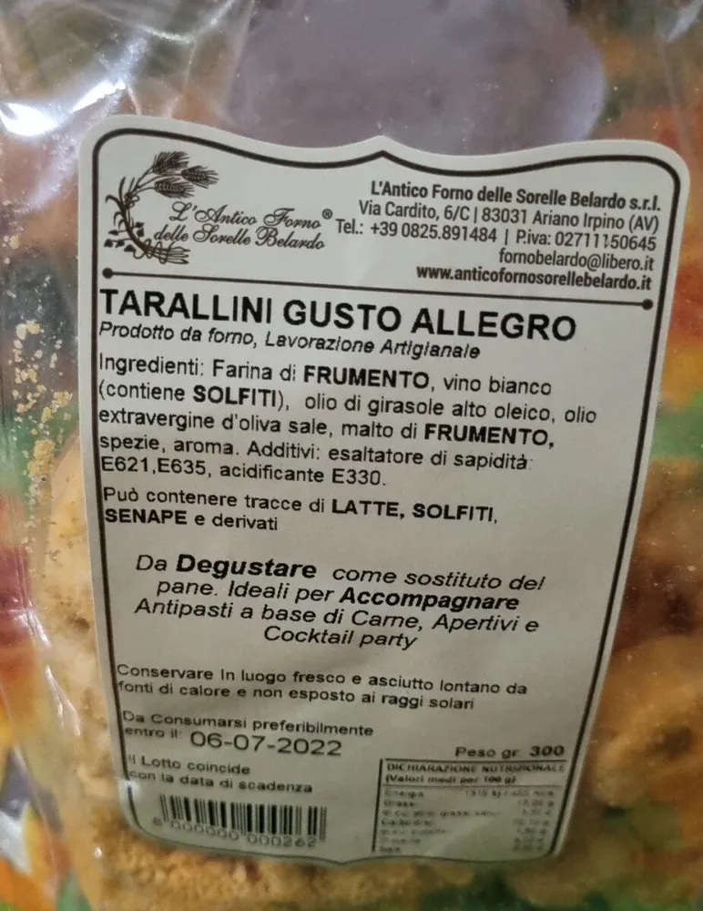 Taralli gusto allegro
