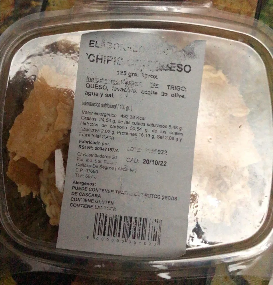 Chipis con Queso