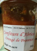 Confiture d'Abricot Orangé de Provence