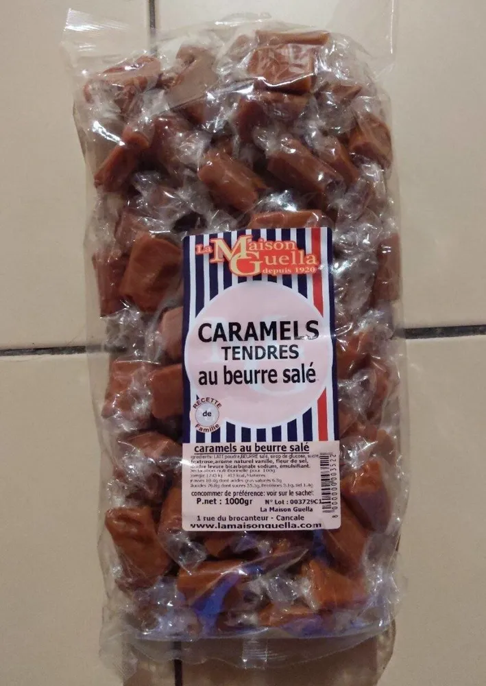Caramels tendres au beurre salé