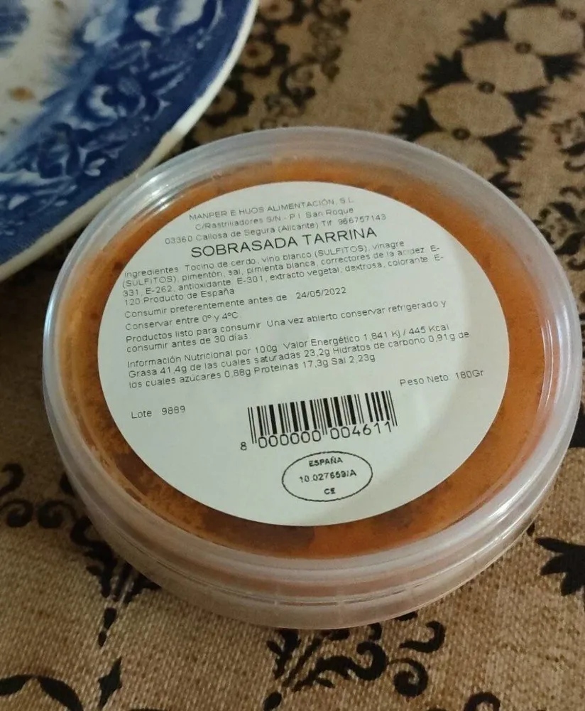 Sobrasada tarrina