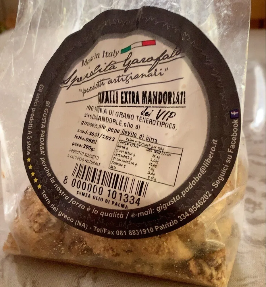 Taralli extra mandorlati