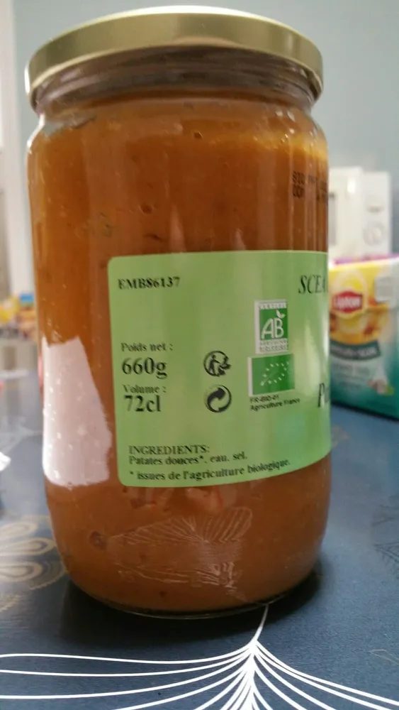 puree de patates douces