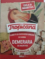 Cubetti di zucchero grezzo di canna