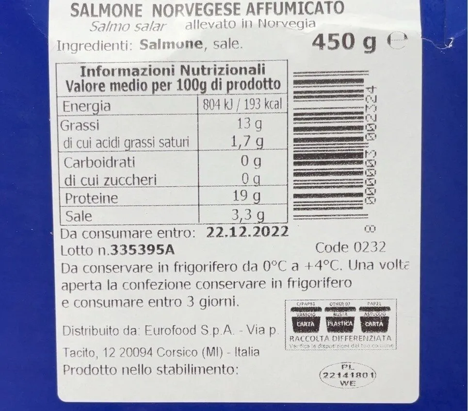 Salmone affumicato