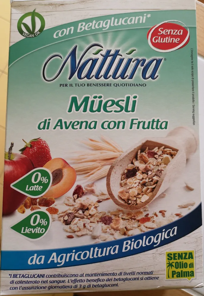 Müesli di Avena con Frutta