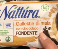 Gallette di mais con cioccolato fondente