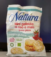 Mini gallette di riso e mais gusto pizza