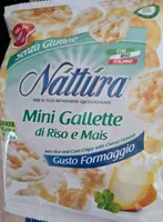 Mini gallette di riso e mais gusto formaggio