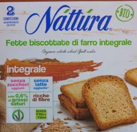 Fette biscottate di farro integrale