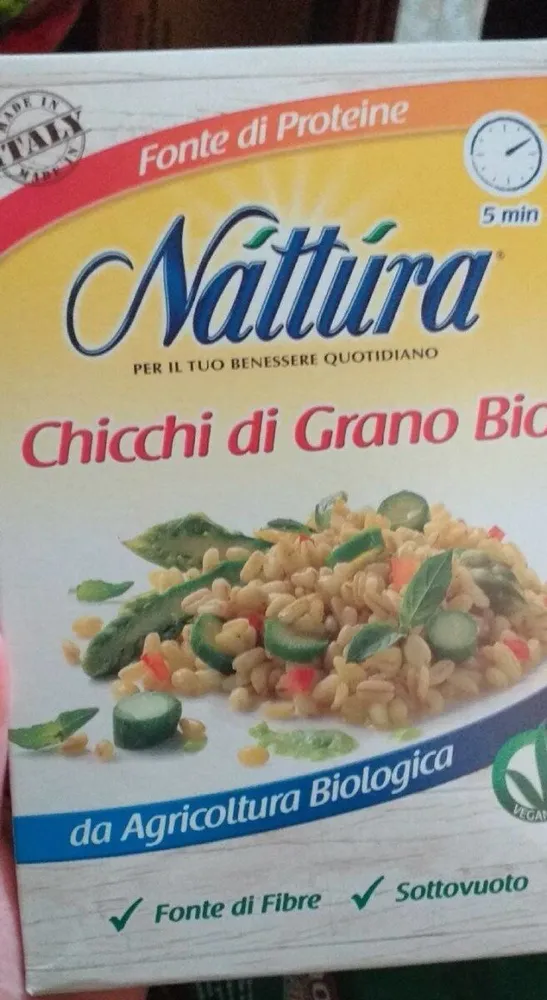 Natura chicchi di grano bio