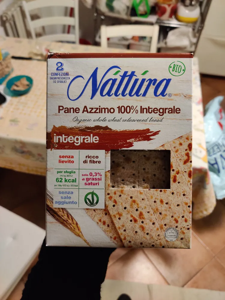Pane Azzimo 100% Integrale