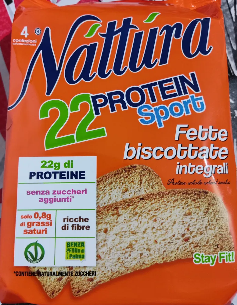 22 protein fette biscottate integrali
