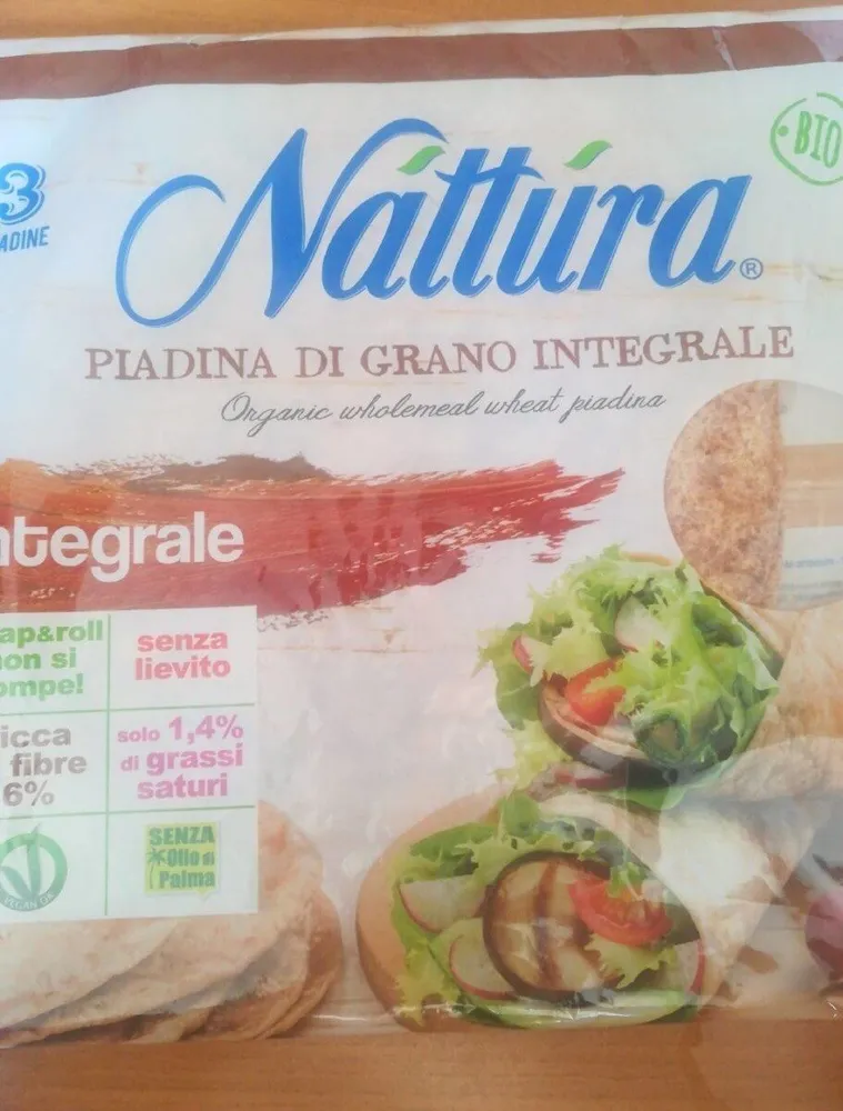Piadina di grano integrale