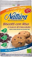 Biscotti Con Riso E Gocce Di Cioccolato Bio GR. 250 - Nattura