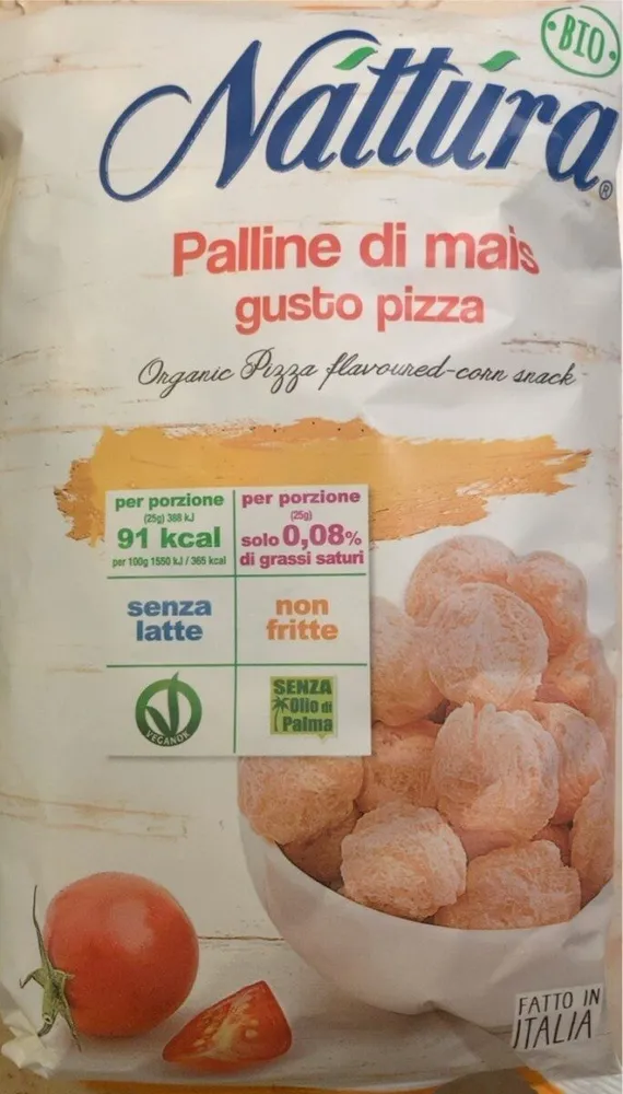 Palline di mais gusto pizza
