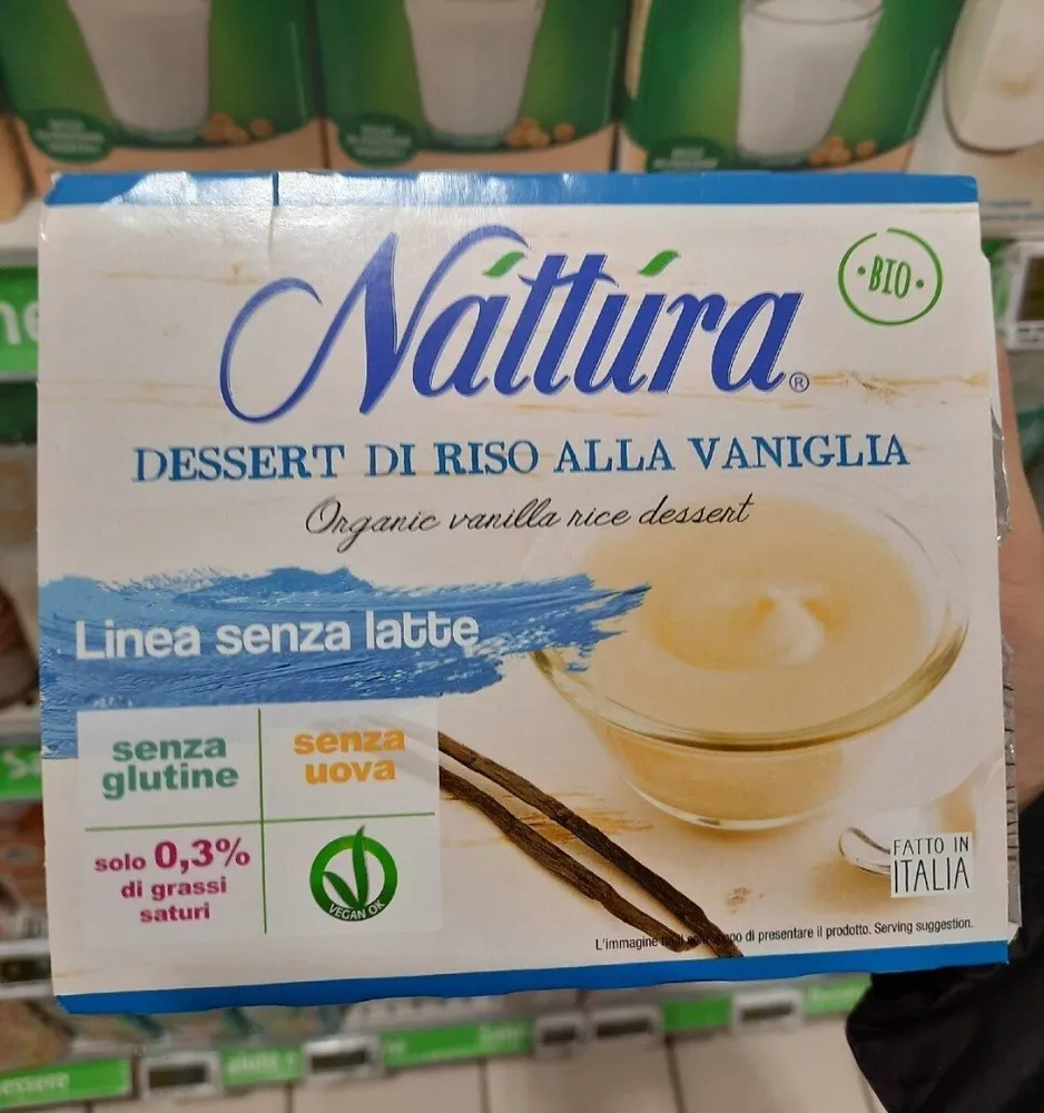 Dessert di riso alla vaniglia
