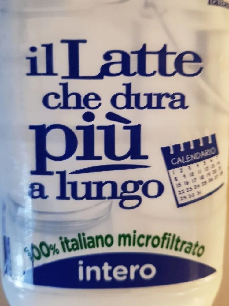 Il latte che dura più a lungo intero