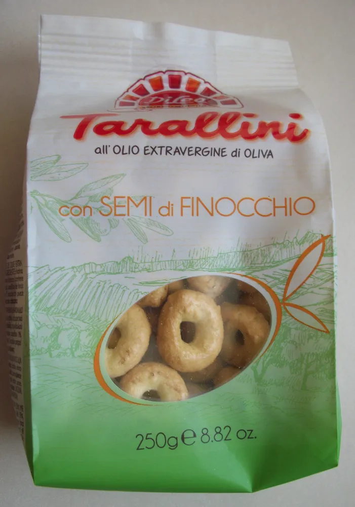 Tarallini con SEMI di FINOCCHIO