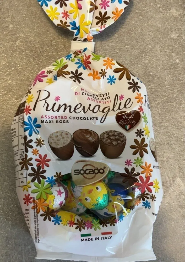 Ovetti di cioccolato primevoglie