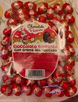 Cioccolato fondente con crema alla nocciola