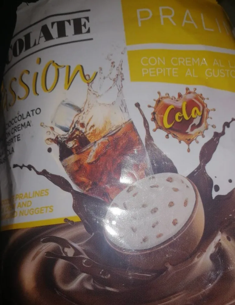 Pralinés sabor cola