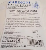 Tortellini ricotta e spinaci