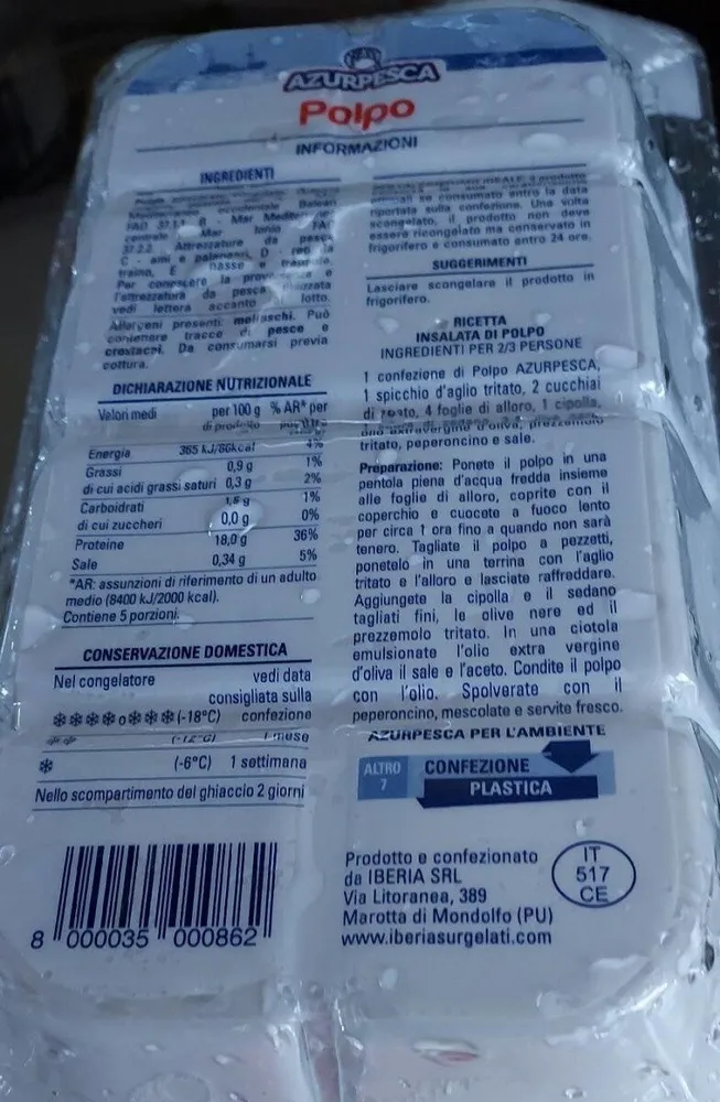 Polpo pesce