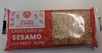 Croccante di sesamo con miele