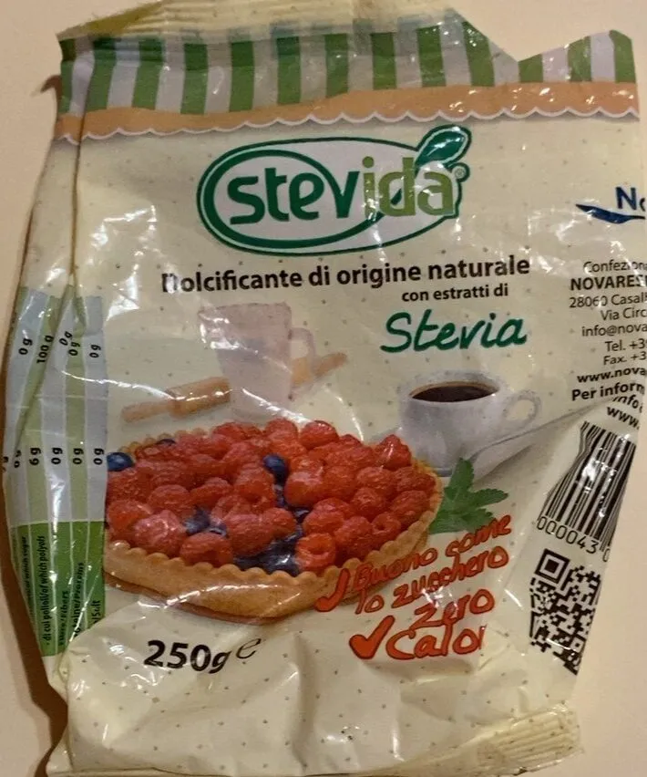 Dolcificante di origine naturale con estratti di Stevia