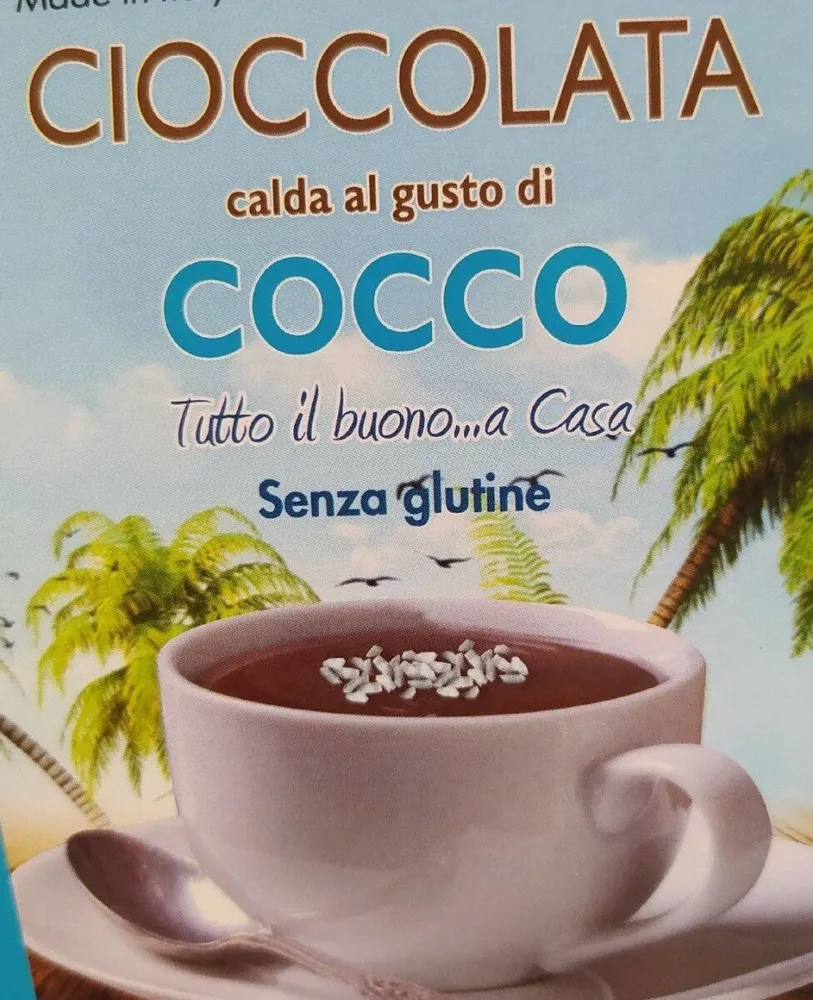 Cioccolata al gusto di cocco