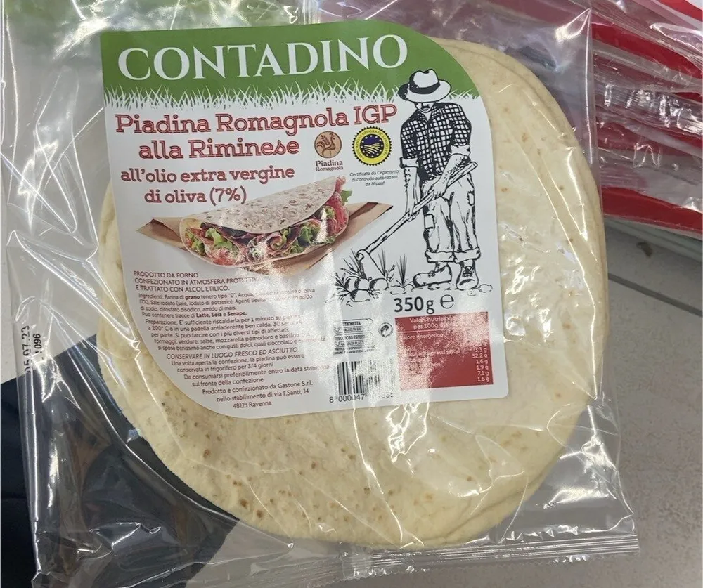 Piadina romagnola igp