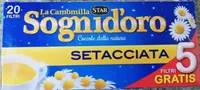 La camomilla Sognidoro setacciata