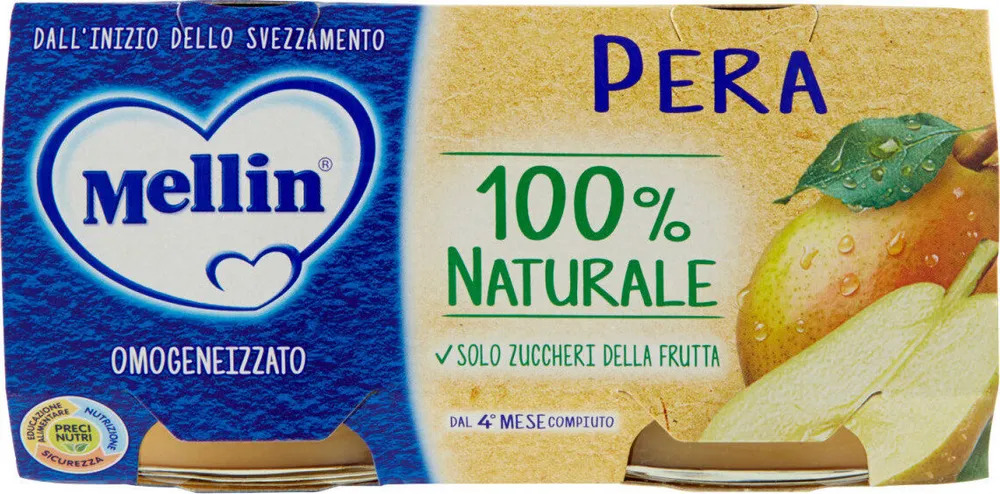 Pera omogeneizzato